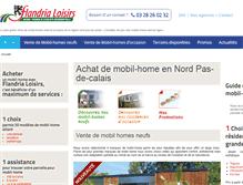 Tablet Screenshot of flandria-loisirs.com